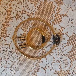 Vintage Gold Tone Necklace Set